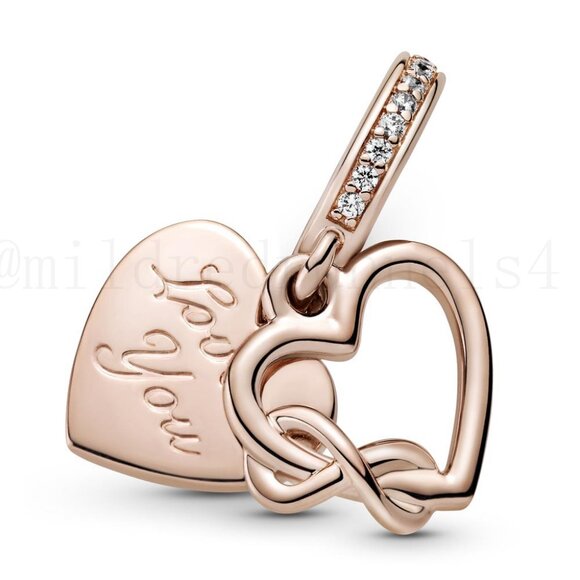 Pandora Love You Infinity Heart - Picture 1 of 5